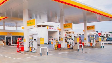 Station Shell pour acheter nos carburants