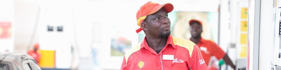 Assistant de Shell aidant le client
