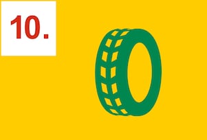 Schéma d'un pneu