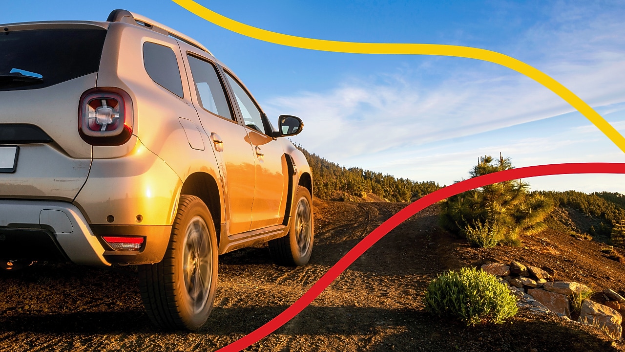 Voiture sur la route