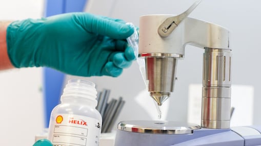 testing shell helix in lab