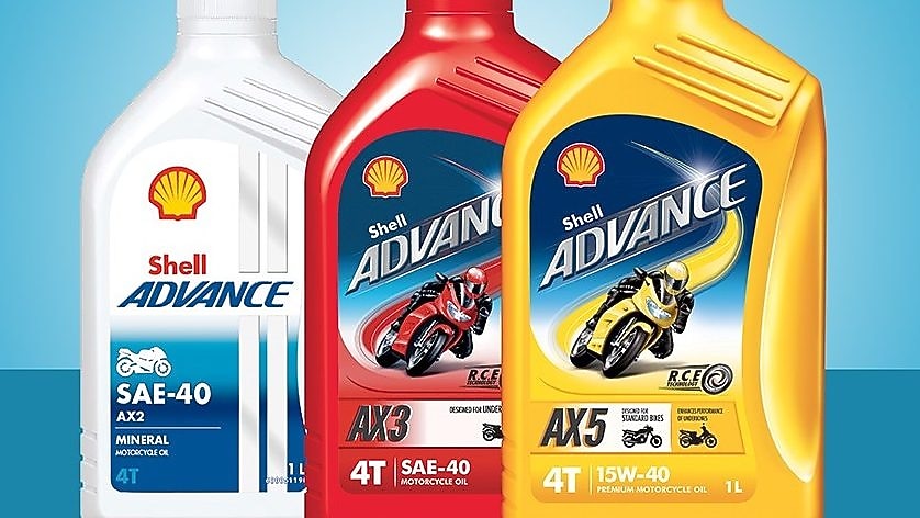 Huiles moteur pour motos Shell Advance