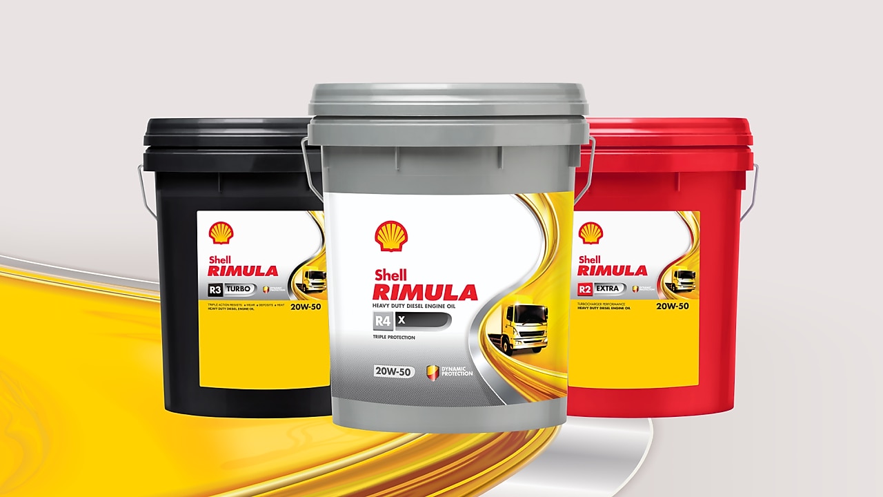 Huiles moteur pour camions et grosses cylindrées Shell Rimula
