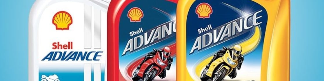 Huiles moteur pour motos Shell Advance
